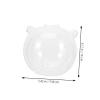 Abaodam Transparent Glass Bear Piggy Bank for Storage Creative Design for Boys and Girls Rooms for Home Decor and Saving Birthdays and Holidays view 3