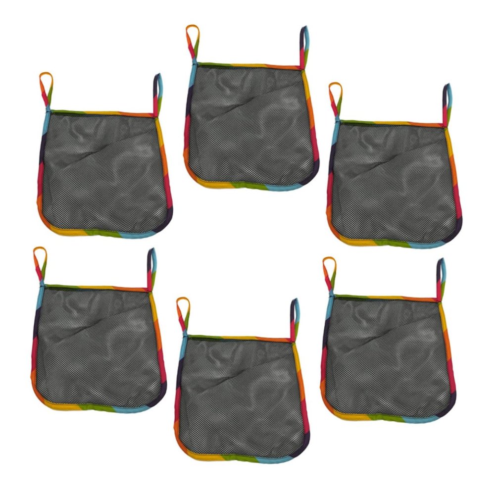 Abaodam 6pcs Stroller Hanging Bag Large Capacity Organizer Bag Zipper for Newborn Diapers Snacks