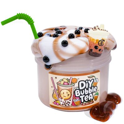 Tototang Slimes - DIY Bubble Tea Themed Slime (7oz)- Thick and Glossy Textured Slime - Handmade Slimes-Squeeze Toys