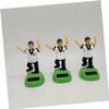 PRETYZOOM 2pcs Creative Solar-Powered Swing Car Ornament Football Theme Car Decor Auto Decor view 4