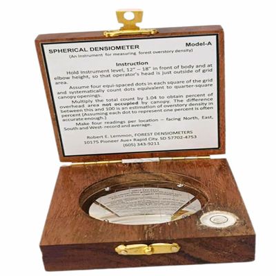 Online Solution Handmade Forestry Suppliers Spherical Crown Densiometer | Spherical Crown Densiometer Forestry Compass Tool Used for Measuring