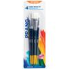 Prang Hobby Paint Brush Set, Assorted Sizes, Set of 4 view 1
