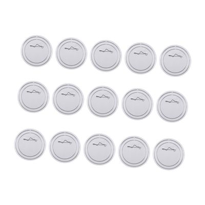 FAVOMOTO 15pc Acrylic Brooches for Crafts Custom Name Badges Button for Clothes and Accessories for School Projects and Events