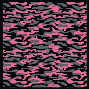Back2Basics Funky Camo Pink 7 ft.8 in. x 10 ft.9 in. WearOn Nylon Machine Tufted- Cut Pile Whimsy Rug