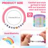 Landical 30 Pcs Easter Jesus Loves You Bracelets Bulk Friendship Bracelets Colorful Christian Jesus Bracelet for Kids Men Women Religious Wristbands Easter Hunt Gift Church(Pastel) view 2
