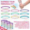Landical 30 Pcs Easter Jesus Loves You Bracelets Bulk Friendship Bracelets Colorful Christian Jesus Bracelet for Kids Men Women Religious Wristbands Easter Hunt Gift Church(Pastel) view 4