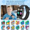 Tywop Smart Watch for Kids Girls Age 3-12 with 26 Puzzle Games HD Video Camera Touchscreen Music Player Learning Cards Storybook Pedometer Metal Case Kids Watch Toy Birthday Gifts view 2