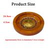 Roulette Sets 18-Inch 45cm Large Roulette Wheel Wooden Russian Roulette Turntable Game Casino Games with Steel Balls Great for Home Game Night Party Games view 3