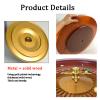 Roulette Sets 18-Inch 45cm Large Roulette Wheel Wooden Russian Roulette Turntable Game Casino Games with Steel Balls Great for Home Game Night Party Games view 4
