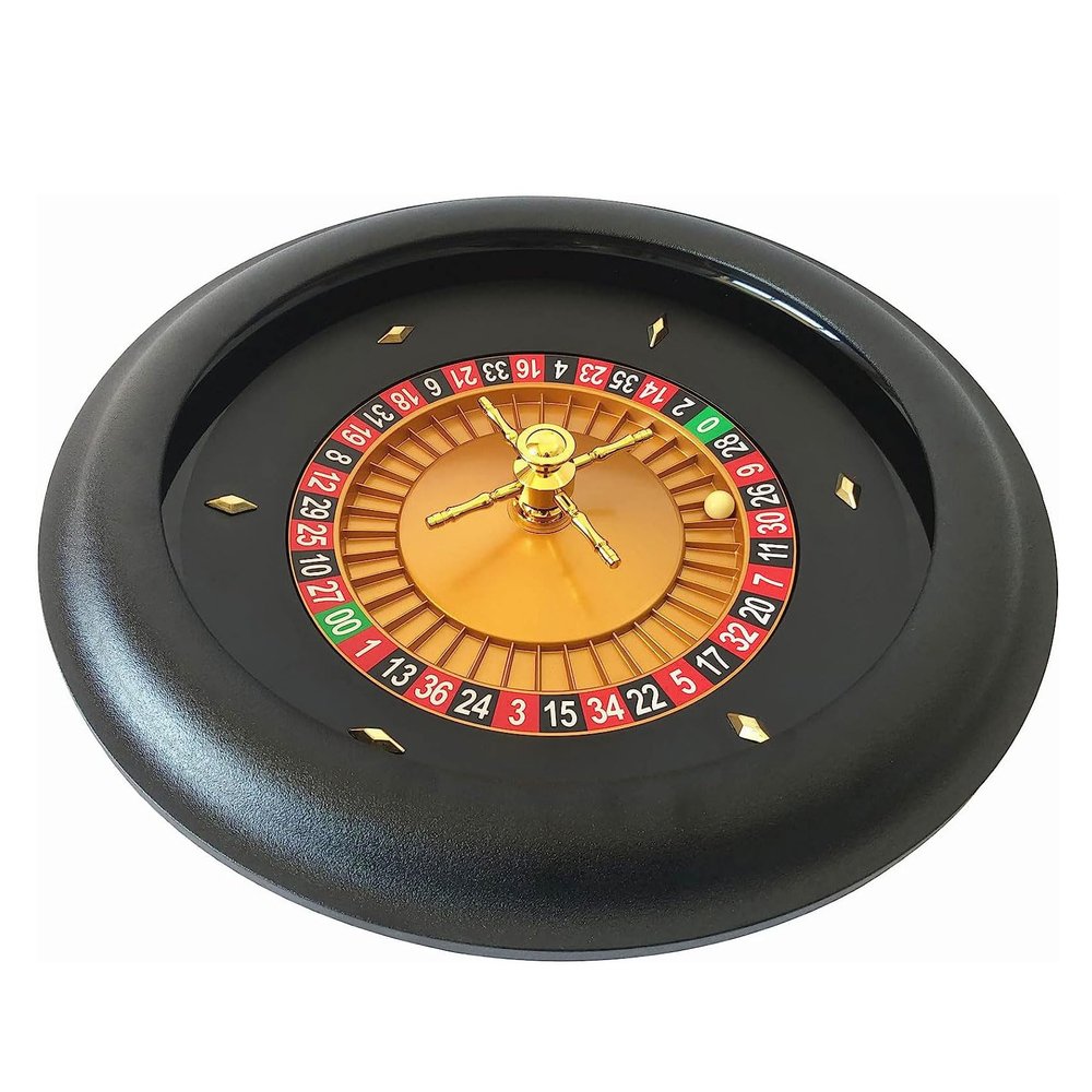 GeRRiT Roulette Sets 10 Inch ABS Turntable Leisure Table Games Wheelset Turntable Leisure Table Games Zinc Alloy Roulette Great for Home Game Night Party Games