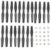 VERBANA 20 PCS for VISUO XS809 XS809S Drone Propellers Blades with Props Cover Kit Replacement for VISUO XS809 XS809S XS809W XS809HW 8807 8807w Drone Accessories Part view 1