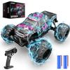 DEERC 1/16 Glowing Spider Remote Control Car - Fast RC Cars W/2 Rechargeable Batteries for 40 Min Play, All Terrain Off-Road Monster Truck Toys for Boys Kids Age 4-7 8-12 Birthday Xmas Gift view 1