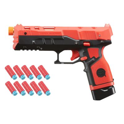 Fire Rat Nylon Viper 200S Foam Dart Blaster Pistol with 10 Shell