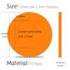 100-1000 Custom Plastic Bar Tokens Poker Chips, Personalized Your Logo or Text, Both Sided Full Color Printing (Black) view 2