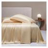 ADovz Luxury 4pcs Bed Sheet Set 100% Egyptian Cotton Bedding Sets with Fitted Sheet Flat Bedsheet Pillowcase Smooth Wrinkle Free,Bed Sheets, Yellow, FH-762 view 2