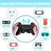 BAKAMA Wireless Retro Game Console Built in 10,000+ Games and 9 Emulators Retro Game Stick 4K HDMI Plug and Play Video Games for TV Dual 2.4G Wireless Controllers (128G), Black view 2