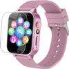 Kids Smart Watches Girls Age 3-12 with 26 Puzzle Games HD Video Camera Touchscreen Music Player Learning Cards Storybook Pedometer Metal Case Kids Watch Toy Birthday Gifts Include 2 Screen Protector view 1
