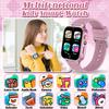 Kids Smart Watches Girls Age 3-12 with 26 Puzzle Games HD Video Camera Touchscreen Music Player Learning Cards Storybook Pedometer Metal Case Kids Watch Toy Birthday Gifts Include 2 Screen Protector view 2