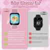 Kids Smart Watches Girls Age 3-12 with 26 Puzzle Games HD Video Camera Touchscreen Music Player Learning Cards Storybook Pedometer Metal Case Kids Watch Toy Birthday Gifts Include 2 Screen Protector view 3