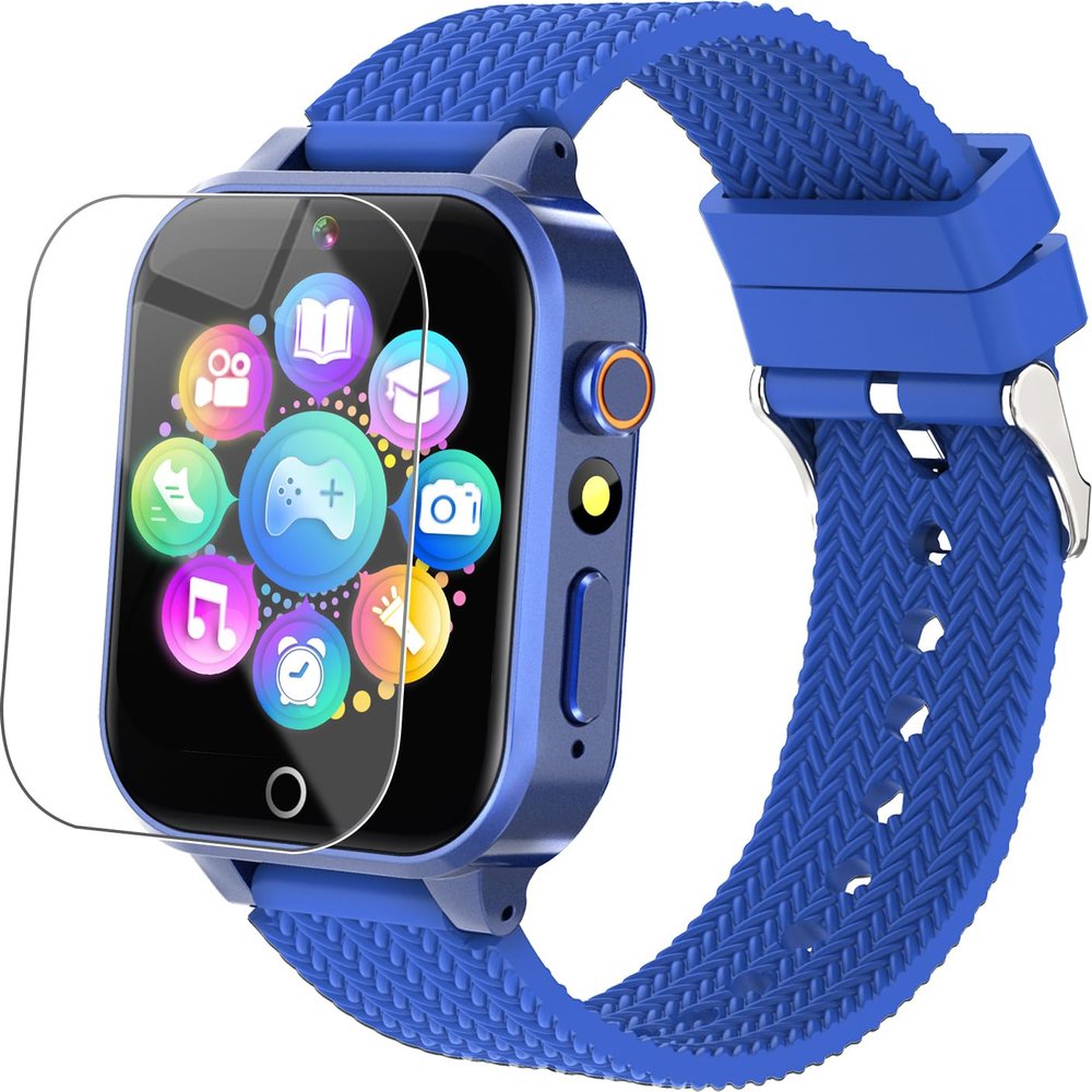 Tywop Smart Watch for Kids Girls Age 3-12 with 26 Puzzle Games HD Video Camera Touchscreen Music Player Learning Cards Storybook Pedometer Metal Case Kids Watch Toy Birthday Gifts