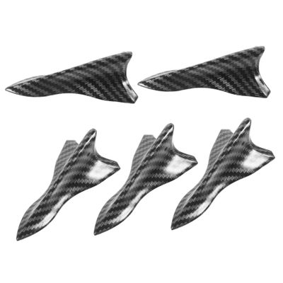 ToysCentral Basics 5pcs Car Wing Car Tail Decoration Rear Spoiler for Car Tail Wing Mini Spoiler for Car Universal Trunk Spoiler Tail Wing for Car Vehicle Rear Spoiler Cars Abs Rear Wing Bumper