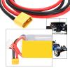 eMagTech XT90 to O-Ring Connector Cable 10AWG Silicone Terminals Extension Power Cable for RC FPV Racing Drones (XT90 Male to O-Ring Terminals) view 2