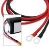 eMagTech XT90 to O-Ring Connector Cable 10AWG Silicone Terminals Extension Power Cable for RC FPV Racing Drones (XT90 Male to O-Ring Terminals) view 3