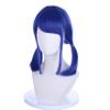 Edivd Navy Blue Wig Short Blue Two Ponytail Wig with Bangs Heat Resistant Synthetic Hair view 3