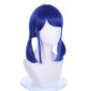 Edivd Navy Blue Wig Short Blue Two Ponytail Wig with Bangs Heat Resistant Synthetic Hair view 4