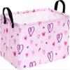 ACMUUNI Rectangle Gift Shelf Nursery Storage Basket Laundry Hamper Storage Box and Bins for Home Clothes with Handles view 1