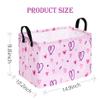 ACMUUNI Rectangle Gift Shelf Nursery Storage Basket Laundry Hamper Storage Box and Bins for Home Clothes with Handles view 2