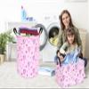 ACMUUNI Rectangle Gift Shelf Nursery Storage Basket Laundry Hamper Storage Box and Bins for Home Clothes with Handles view 3