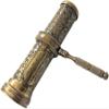 DELICACY HANDICRAFT Brass Kaleidoscope Vintage Look Hand Carved Kaleidoscope with Handle- Exquisite Collectible with Mesmerizing Patterns for Art Enthusiasts and Collectors, 5.5iNch, Antique view 1