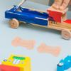 JOINPAYA Train Track Connectors 20pcs Wooden Bone Shape Connectors Train Tracks Compatible for DIY Boys and Girls Play view 3