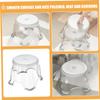 MERRYHAPY Shower Stool for Bathroom and Kitchen Non- Footstool for Adults and Boys and Girls Sturdy and Multi-Functional Step Stool for Shoe Changing and Potty Training view 2