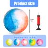 3 otters 5-Pack 12-Inch Playground Balls, Sensory Kickball & Dodgeball Set with Air Pump for Indoor/Outdoor Sports, Kids Games and Party Favors view 2