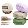 3 Pack Silicone Pacifier Holder Case, BPA-Free Cover Pouch for Baby, Portable Storage Container for Diaper Bag Stroller, Travel Outdoor Activities, Easy to Clean (Green, Grey, Purple) view 2