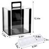 JIESITE Acrylic Poker Chip Case 1000pcs Capacity Poker Chip Trays Set Including 10 Poker Chip Holder Poker Chip Display Case for Standard Size Chips (1000pcs) view 2
