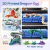 3D Printed Dragon Egg,Dragon Eggs with Dragon Inside,Surprise Dragon Egg Toy,15'' Full Articulated Crystal 3D Dragon for 5-7 4-6 8-12 Teen,Easter Basket Stuffers,Execusive Desk Toys for Adults view 4