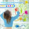 Sticky Hands Bulk 42PCS Ocean Animal Party Favors for Kids Stretchy Sticky Hand Fidget Toys Goodie Bag Stuffers Treasure Box Toys for Classroom Prizes Birthday Party Supplies Easter Egg Fillers view 4