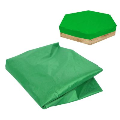 Gavigain Sandbox Cover,Sandpit Sand Toys Cover Waterproof Pool Cover with Drawstring for Outdoor Garden (Green)