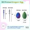 3D Printed Dragon Egg,Dragon Eggs with Dragon Inside,Surprise Dragon Egg Toy,Prefilled Easter Eggs Basket Stuffers,Cool Animals Dino Eggs for 5-7 4-6 8-12 Year Old Boys Kid Girls view 2