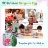 3D Printed Dragon Egg,Dragon Eggs with Dragon Inside,Surprise Dragon Egg Toy,Prefilled Easter Eggs Basket Stuffers,Cool Animals Dino Eggs for 5-7 4-6 8-12 Year Old Boys Kid Girls view 4
