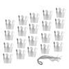 20pcs Birthday Hat Paper Crown for Paper Crowns Birthday Hats Crowns for for Decorations Gold and Silver Party Hat Child view 1
