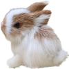 Mini Simulation Rabbits, Realistic Cute Plush Rabbits Lifelike Plush Bunny Realistic Rabbit Miniatures Cute Stuffed Animal Figurines,Rabbits Home Party Decors Model Gift Miniatures Decorations 1 unit view 1