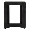 Cup Cradle for Tumblers, Non Slip Silicone Cup Holder with Built in Slot Small Stand Cup Holder with Felt Edge Squeegee for Decals on Cups and Bottles(black) view 1