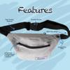 Darice Fanny Pack Phone Wallet Purse Set for Boys - Pretend Play Toy Money Purse Set for Kids - Kids Fanny Pack Playset with Toy Wallet, Money, Keys, Credit Card, Phone, Glasses and More view 4