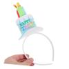 Cake Candle Headwear Birthday Headband for Women Girls Halloween Season view 4