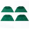 4 Pcs EZ Frame Brackets Accessories, A-Frame Brackets for Wooden Swing Set Beam, High Strength Support Fitting, Green view 1