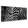 Zebra Stripe Pattern Playmats with Zones V1 for MTG TCG 24 x 14 inches Card Game Players and Anime Enthusiasts, Protects Cards Enhances Grip, Larger Gaming Area - Multipurpose Artistic Mat view 1